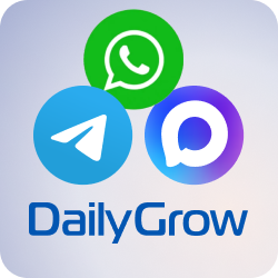 DailyGrow (Telegram, Max, WhatsApp)